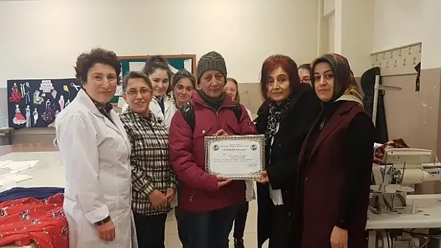 Bafra Umut Derneği'ne teşekkür belgesi