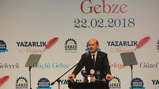 Bakan Soylu: 'Bu topraklarda kılıç ne kadar önemli oldu ise kelam da o kadar önemlidir'