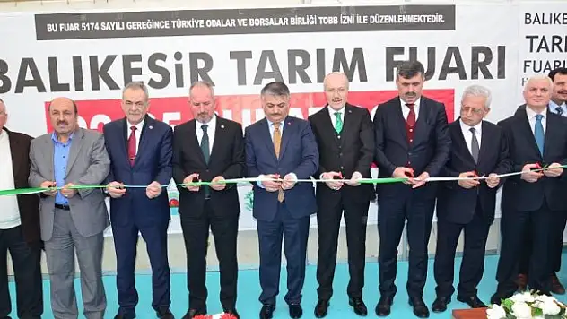 Balıkesir Tarım Fuarı açıldı