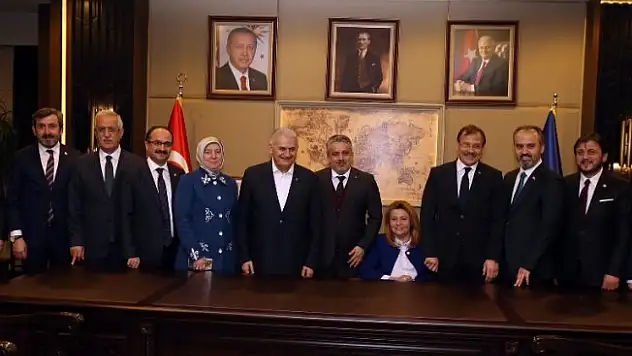 Başbakan Yıldırım'dan Alinur Aktaş'a ziyaret