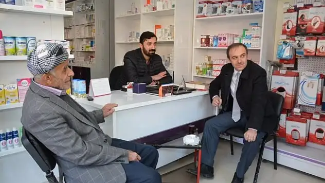 Başkan Epcim esnafları ziyaret etti