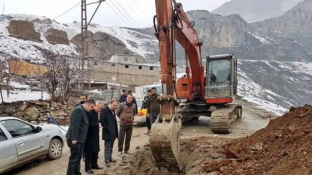 Başkan Epcim ve teknik heyet içme suyu hattını denetledi