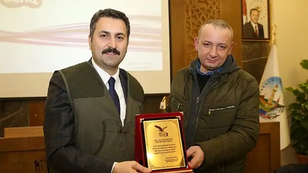 Başkan Eroğlu, avcı yeleği giydi