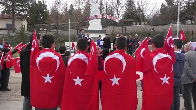Beyşehir'de 'Vatan Sevgisi, Şehitlere Saygı ve Dua' etkinliği