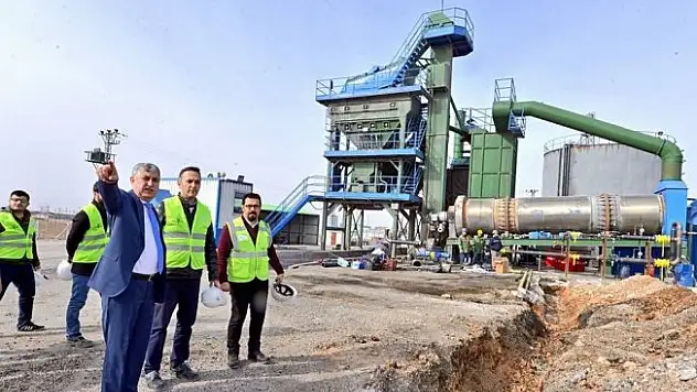 Bu yıl hedef 100 bin ton asfalt üretimi