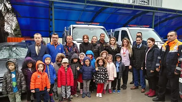 Çanakkale AFAD'a minik öğrencilerden ziyaret