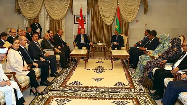 Cumhurbaşkanı Erdoğan heyetlerarası görüşmeye katıldı