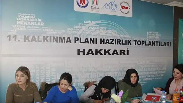 DAKA'dan Hakkari'de gençlerle  11. Kalkınma Planı il istişare toplantısı