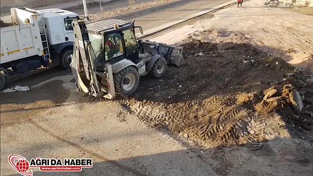 Doğubayazıt Belediyesi Yol Genişletme Çalışmalarına devam ediyor