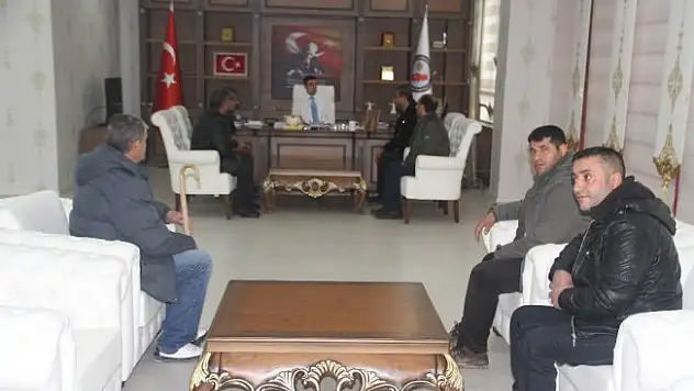 Engellilerden Kaymakam Soner Kırlı'ya ziyaret