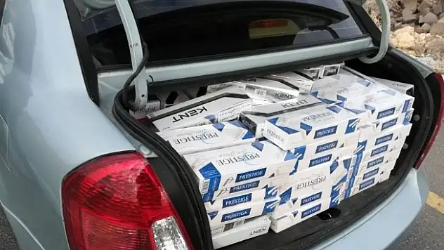 Erciş'te 3 bin 200 paket kaçak sigara ele geçirildi