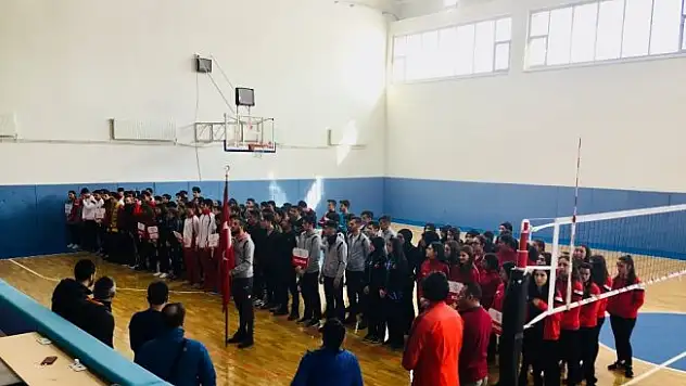 Erzurum'da voleybol heyecanı