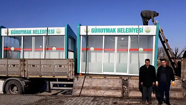 Bitlis'te 'Klimalı Durak'lar yenilendi