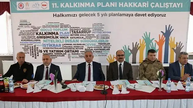 Hakkari'de DAKA 11. Kalkınma Planı İl İstişare Toplantısı