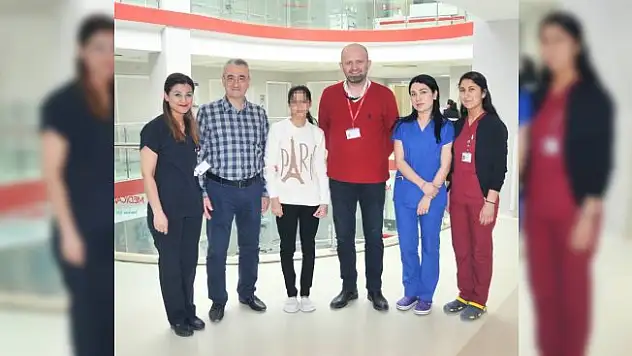 Iraklı kız şifayı Türkiye'de buldu