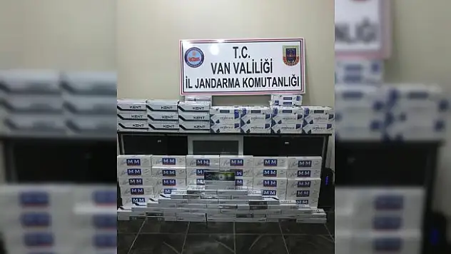 Jandarma, 11 bin 821 paket kaçak sigara ele geçirildi