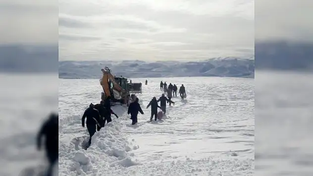 Karlı dağları aştılar, arızaya ulaştılar