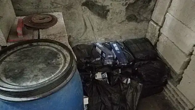 Kars'ta 990 paket kaçak sigara yakalandı