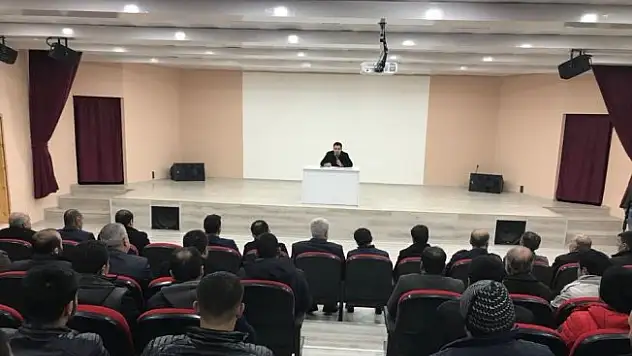 Kaymakam Özcan, vatandaşlarla bir araya geldi