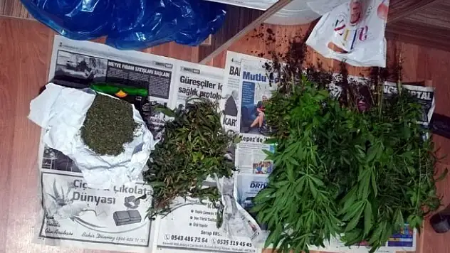 Korkuteli'nde uyuşturucu operasyonu