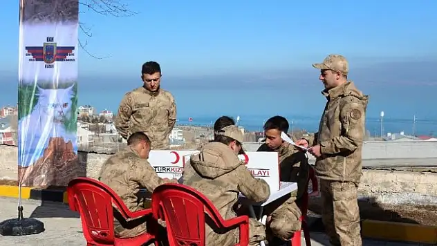 Van'da Mehmetçik İçin Kan Bağışı Yapıldı