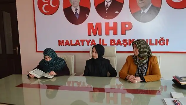 MHP'li kadınlar şehitler için mevlit okuttu