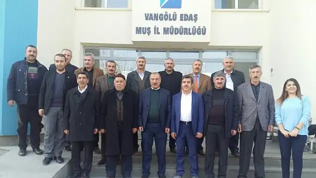 Muhtarlardan VEDAŞ'a hizmet teşekkürü