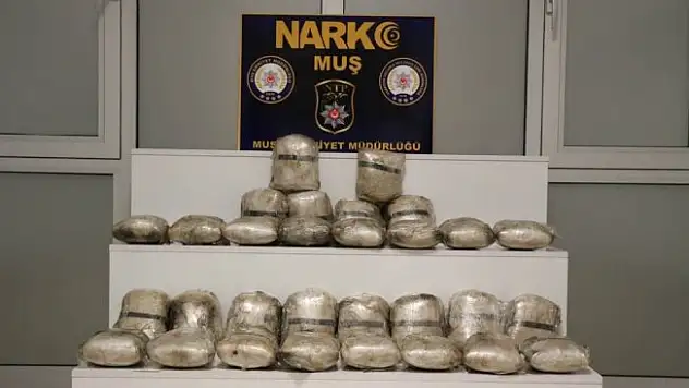 Muş'ta uyuşturucu operasyonu