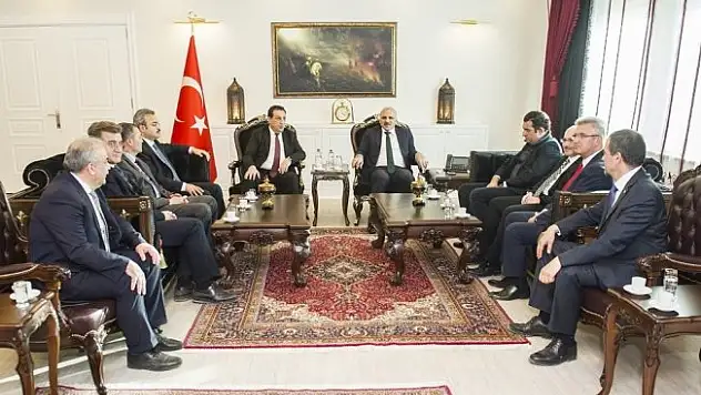 Müsteşar Yardımcısı İsmail Yücel'den Vali Zorluoğlu'na ziyaret