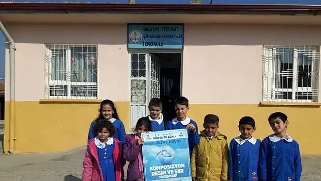 Öğrenciler su tasarrufunu anlatacak