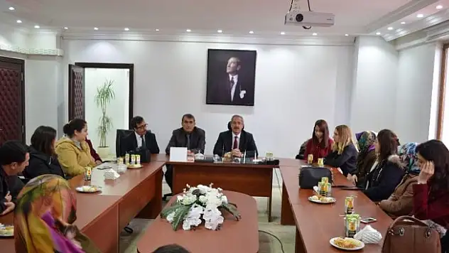 Öğretmenlerden Başkan Necati Gürsoy'a ziyaret