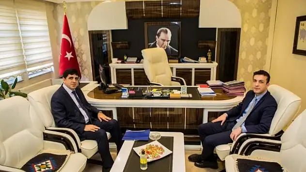 Rektör Alma, Vali Yardımcısı Koçak'ı ziyaret etti
