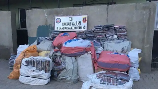 Şemdinli'de kaçakçılık operasyonu