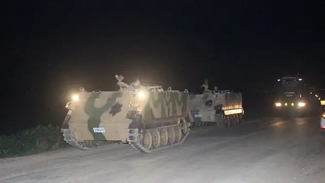 Sıfır noktasına tank sevkiyatı sürüyor