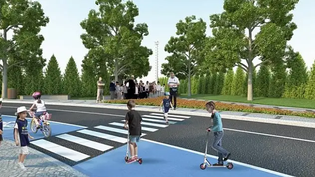 Sivas'ta çocuklar için trafik eğitim parkı