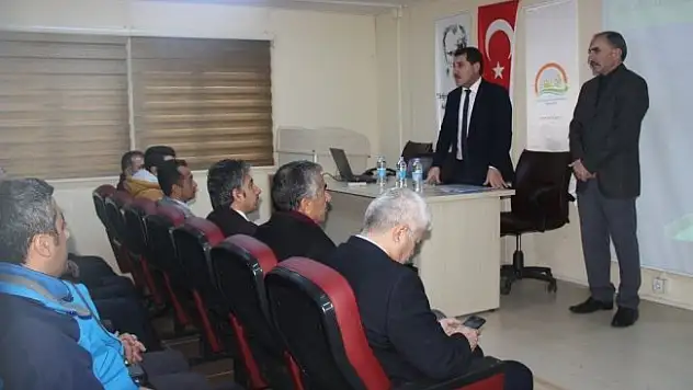 Tunceli'de Afet Mücadele Planı eğitimi