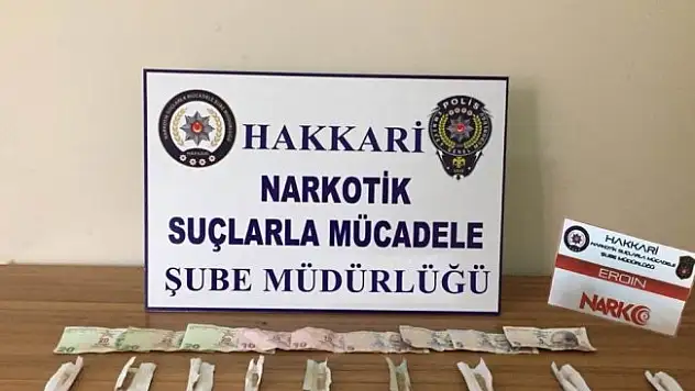 Üzerinde eroin çıkan şahıs tutuklandı