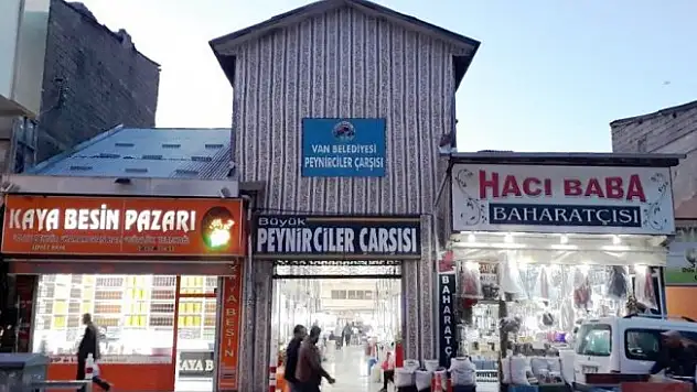 Van Peynirciler Çarşısı yenileniyor