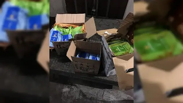 Van'da kaçak nargile tütünü ele geçirildi
