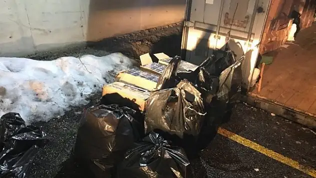 Van'da kaçak sigara operasyonu