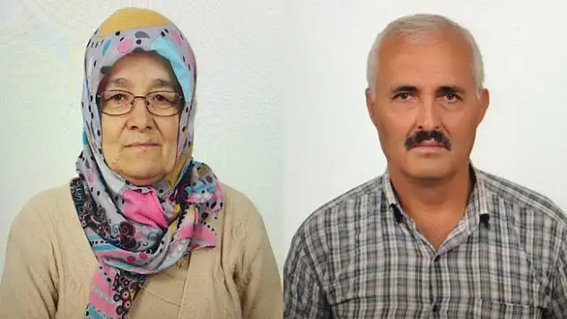 Yaşlı çift yanarak can verdi