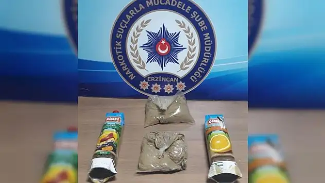 Zehir taciri Erzincan'da yakalandı