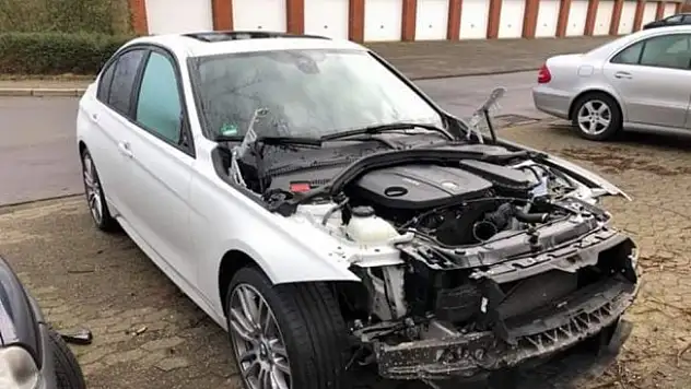 2 gün önce aldığı lüks aracı sabah böyle buldu