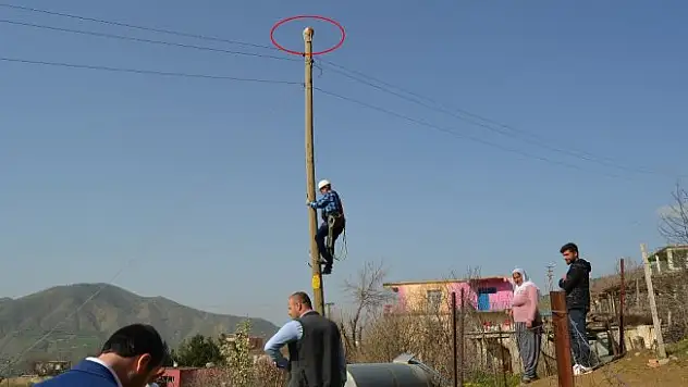 2 gün orada kaldı, imdadına DEDAŞ yetişti