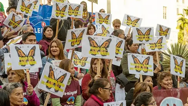 ABD'de göçmenlerden Trump protestosu