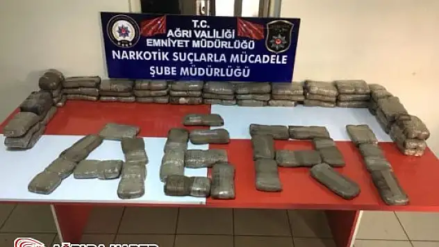 Ağrı Merkezde Tır içerisinde 60 Kilogram Eroin yakalandı