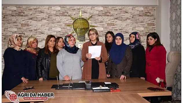 AK Parti Ağrı Kadın Kollarından 28 Şubat Açıklaması