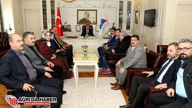 Ak Parti Ağrı İl Başkanlığı Ağrı İbrahim Çeçen Üniversitesi Rektörünü Ziyaret Etti