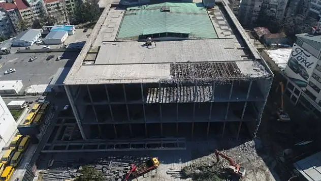 AKM'nin son durumu havadan görüntülendi