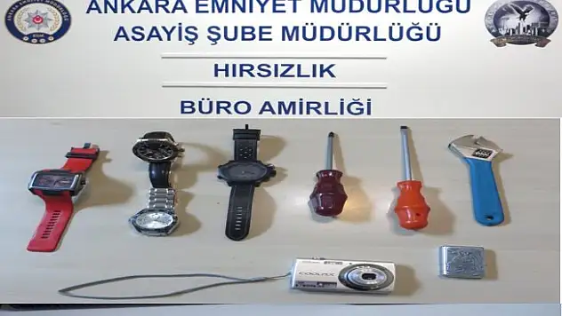 Ankara'da hırsızlara şafak vakti operasyon